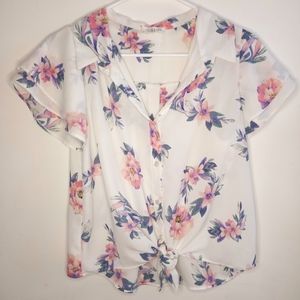 Sienna Sky Floral Short Sleeve